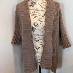 Express 3/4 sleeve cardigan sweater
